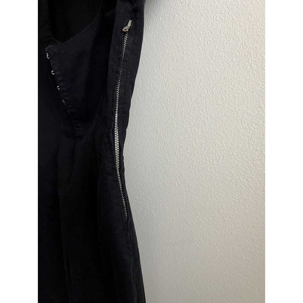 Zara Women’s Long Sleeve Denim TRF Dress in Black… - image 3