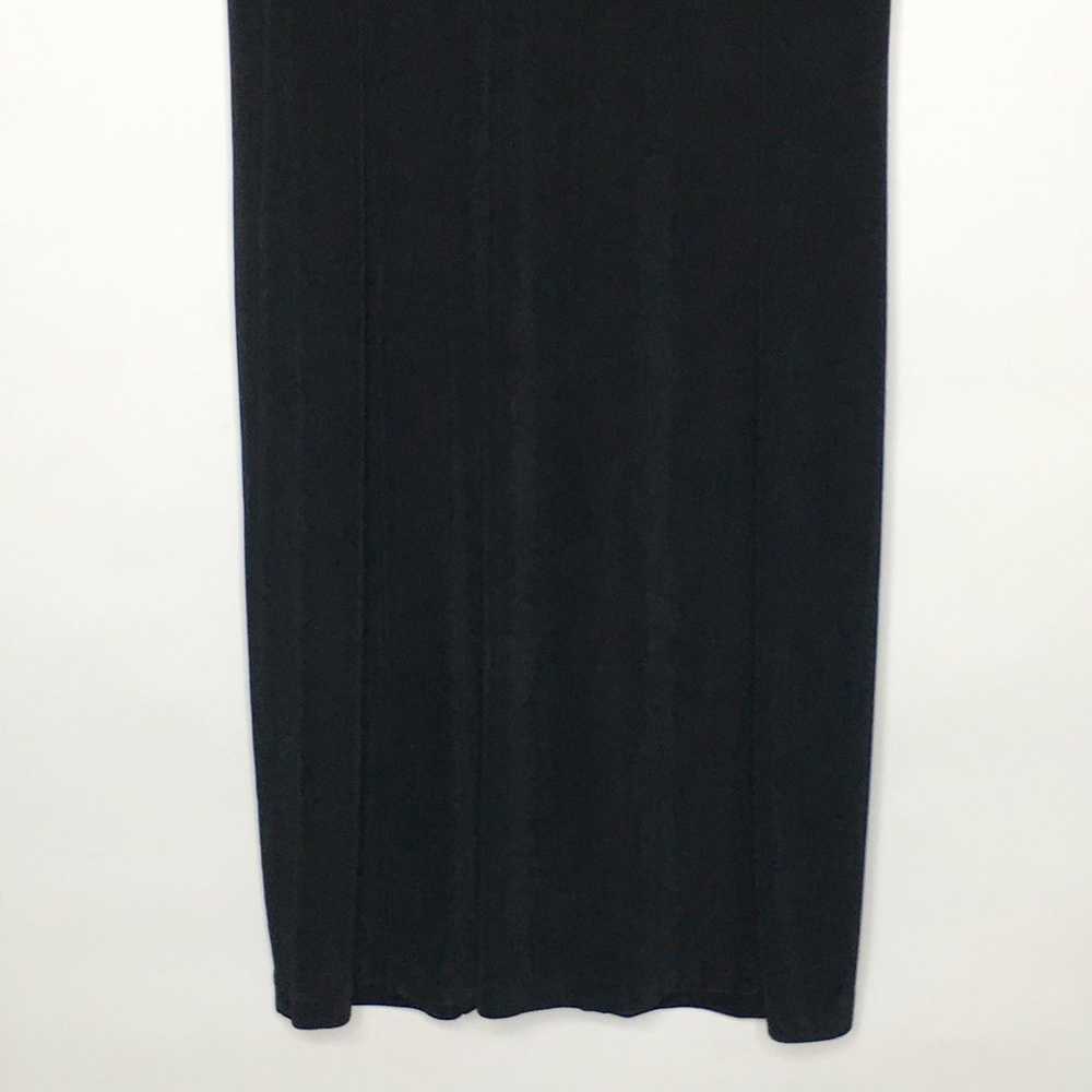 Chicos S Travelers Black Midi Shirt Dress Half Sl… - image 7