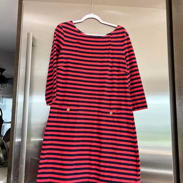 Lilly Pulitzer Charlene dress large red & blue