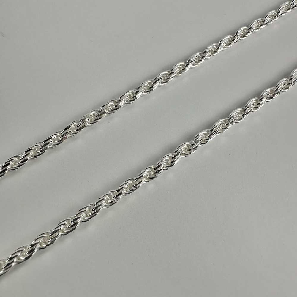 Chain × Jewelry × Silver Silver Chain Solid .925 … - image 7