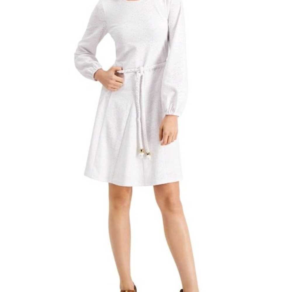 Michael Kors White Swing Eyelet Dress size small - image 2