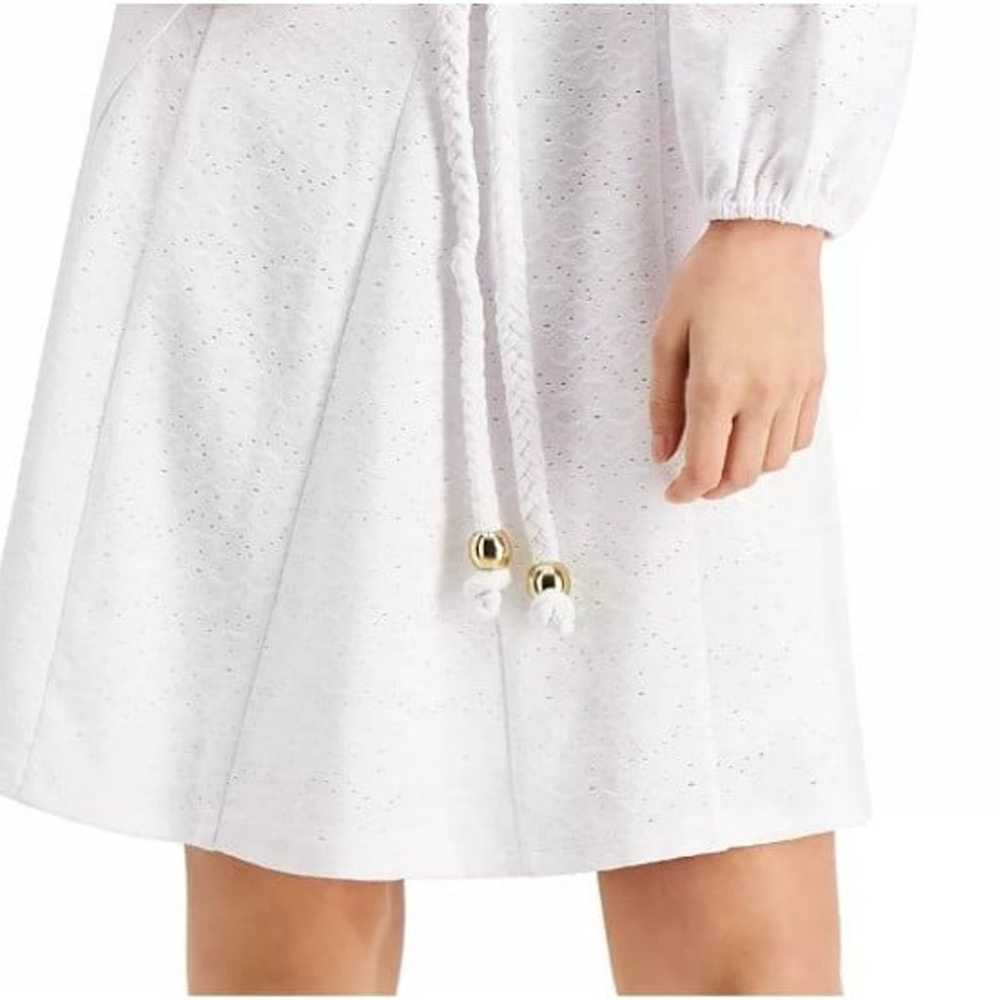 Michael Kors White Swing Eyelet Dress size small - image 4
