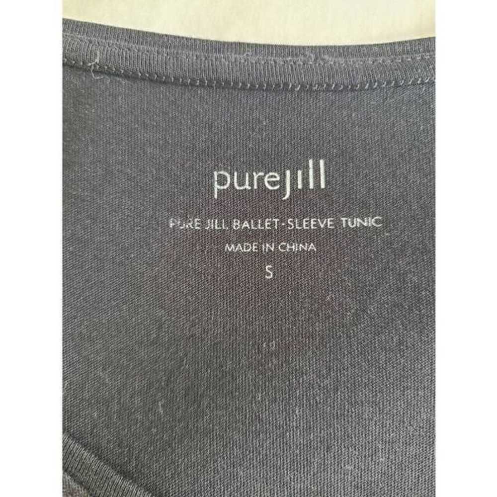 Pure Jill Tunic Mini Dress Womens Small Black Lon… - image 3