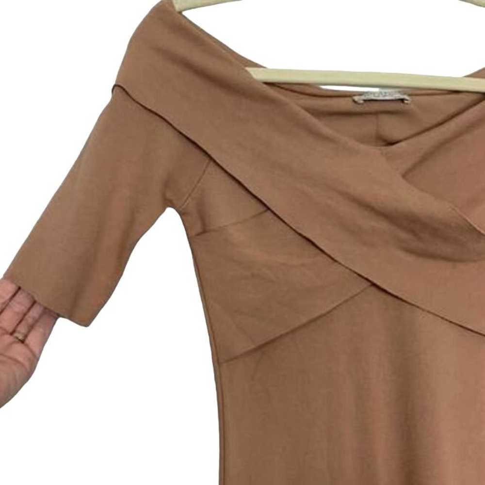 ZARA Trafaluc Off Shoulder Midi Dress Pullover St… - image 4