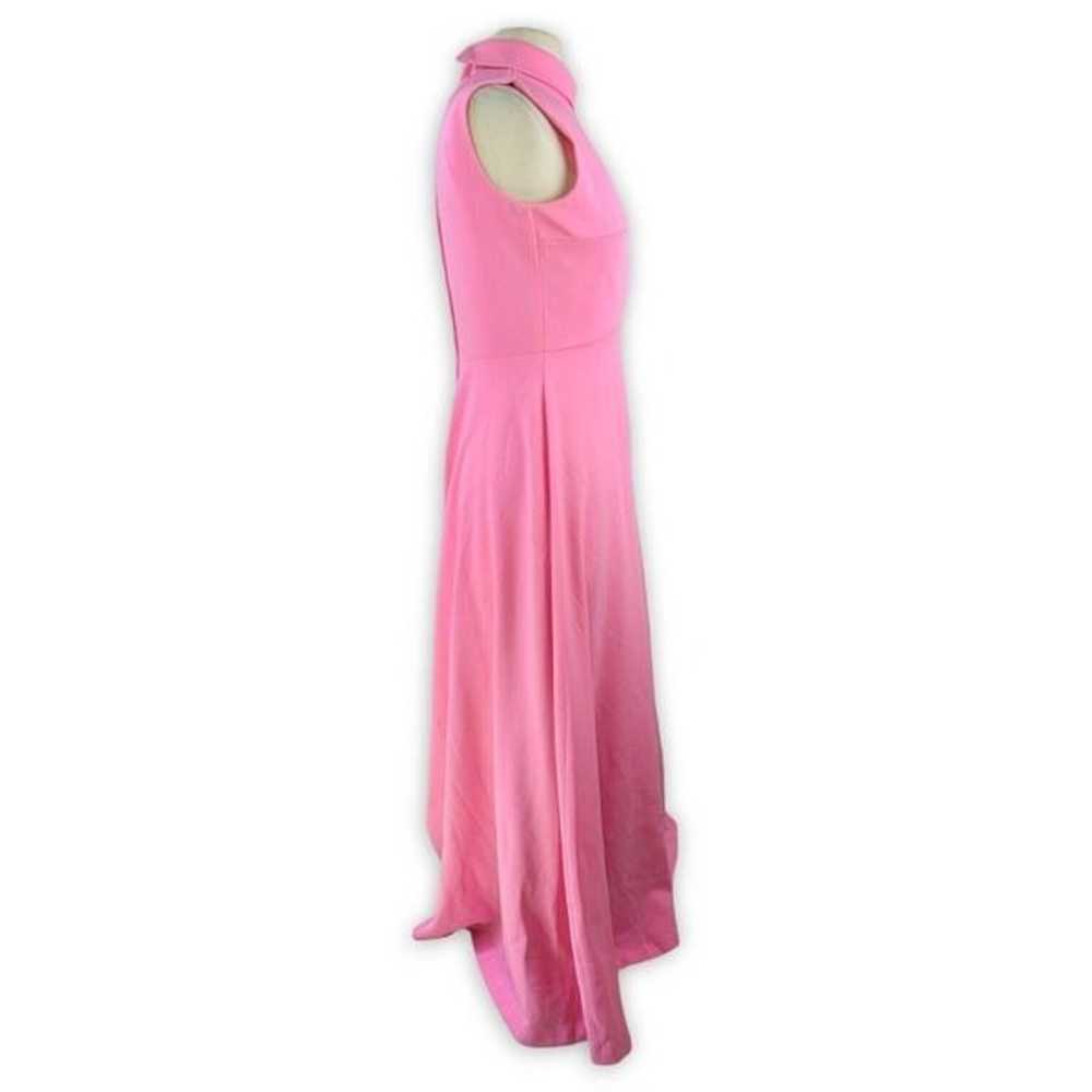 Pink A-Line High Neck Princess Dress 1960s Sleeve… - image 3