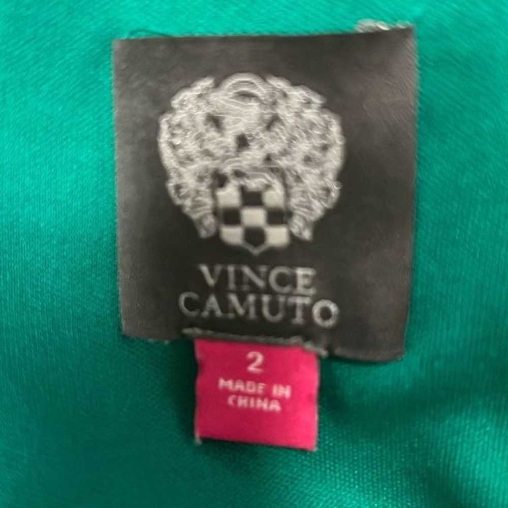 Vince Camuto green shift cocktail dress size 2 - image 10