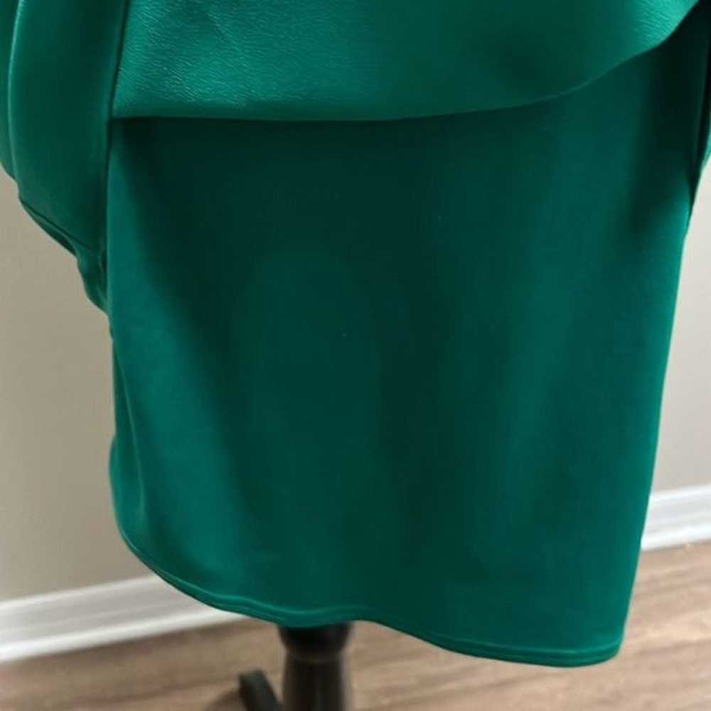 Vince Camuto green shift cocktail dress size 2 - image 9