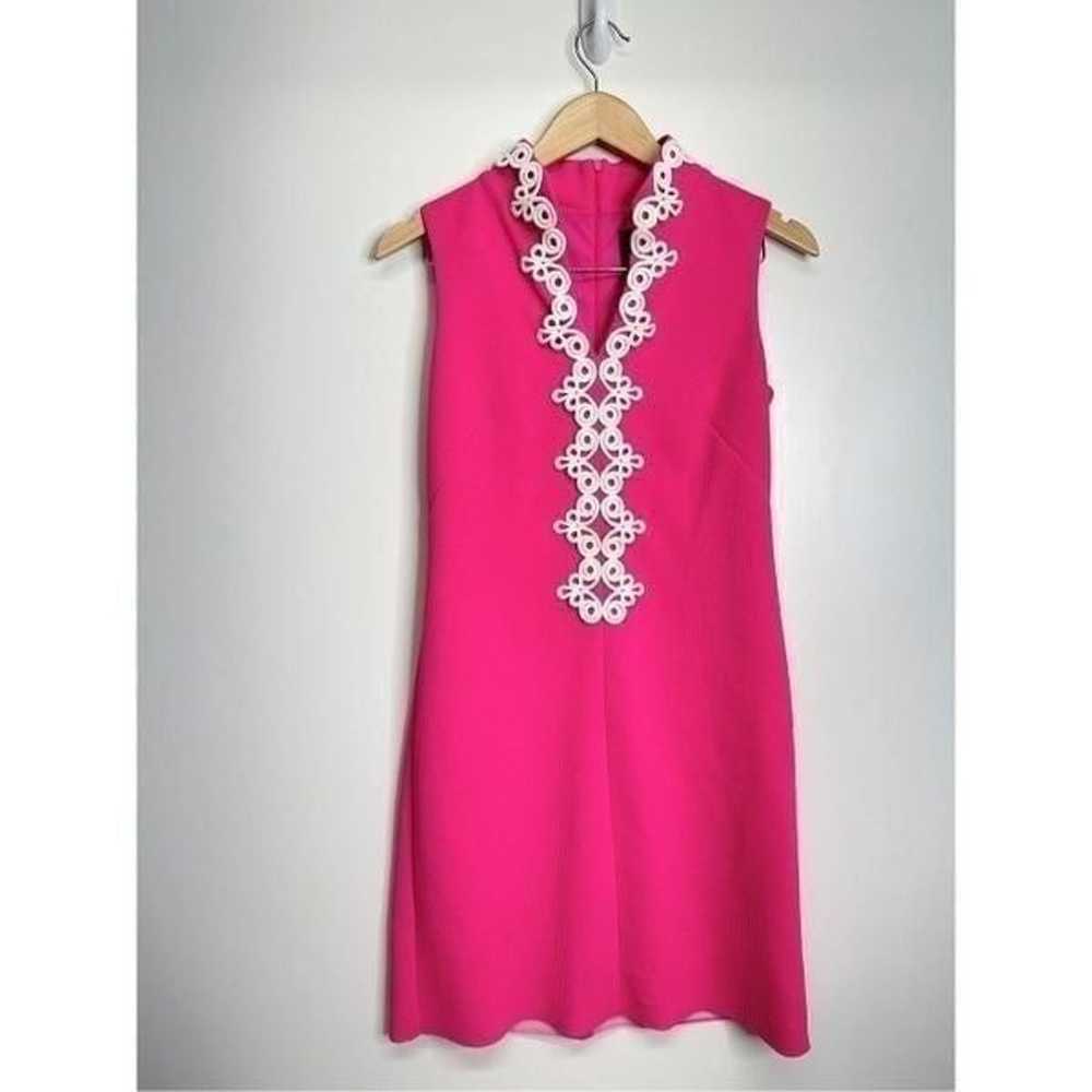 Vince Camuto Dress Womens Size 4 Lace Front Shift… - image 9
