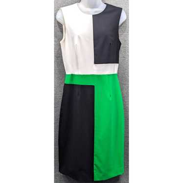 CALVIN KLEIN Dress - Black/Green/White, Sleeveles… - image 1