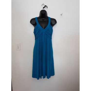 Calvin Klein sleeveless blue dress