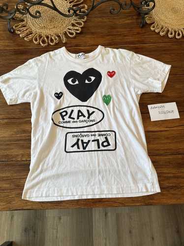 Comme Des Garcons Play Play Logo Black Heart T-Sh… - image 1
