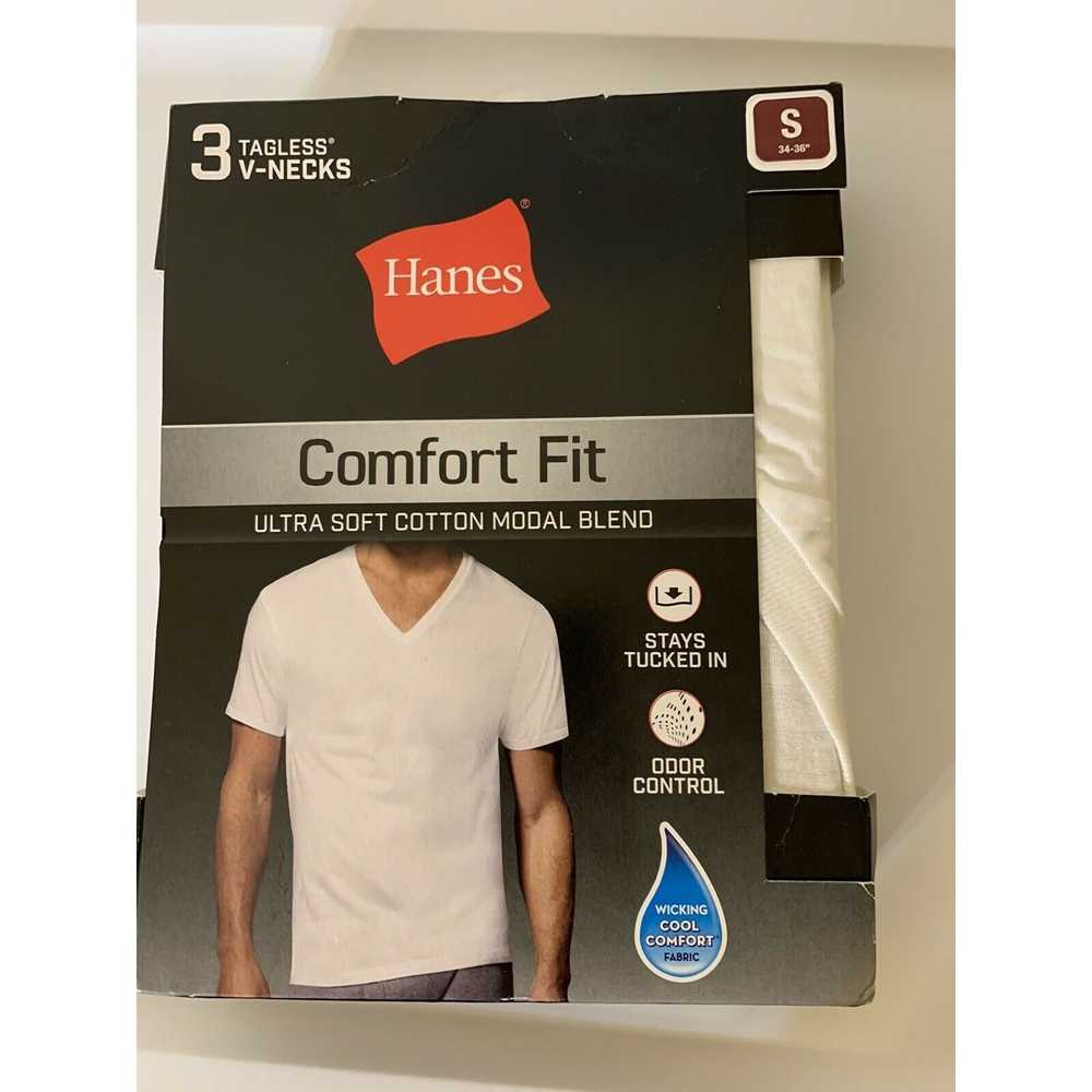 Hanes New Hanes 3-Pack Comfort Fit Shirts Sz S Ul… - image 1