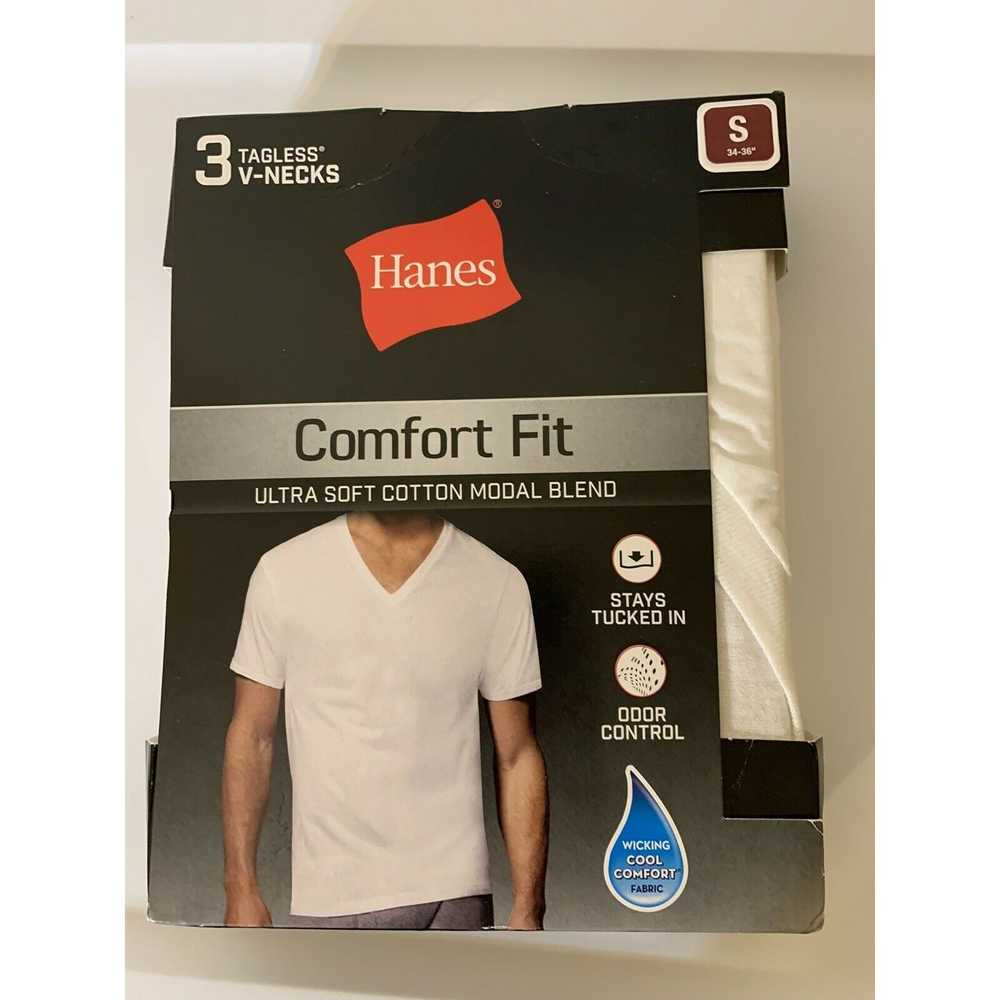 Hanes New Hanes 3-Pack Comfort Fit Shirts Sz S Ul… - image 3