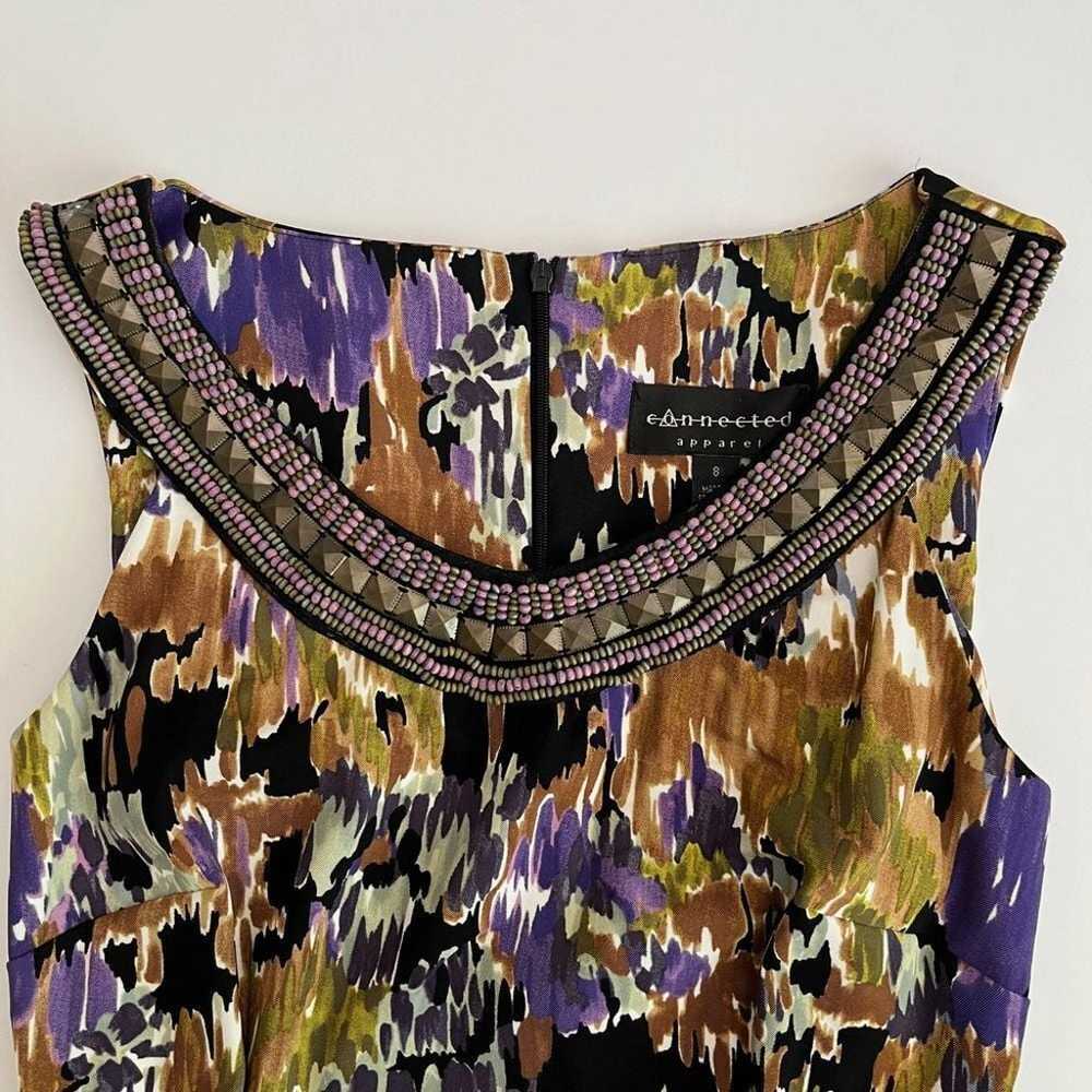 Connected Apparel Beaded Sleeveless Dress, Studde… - image 6