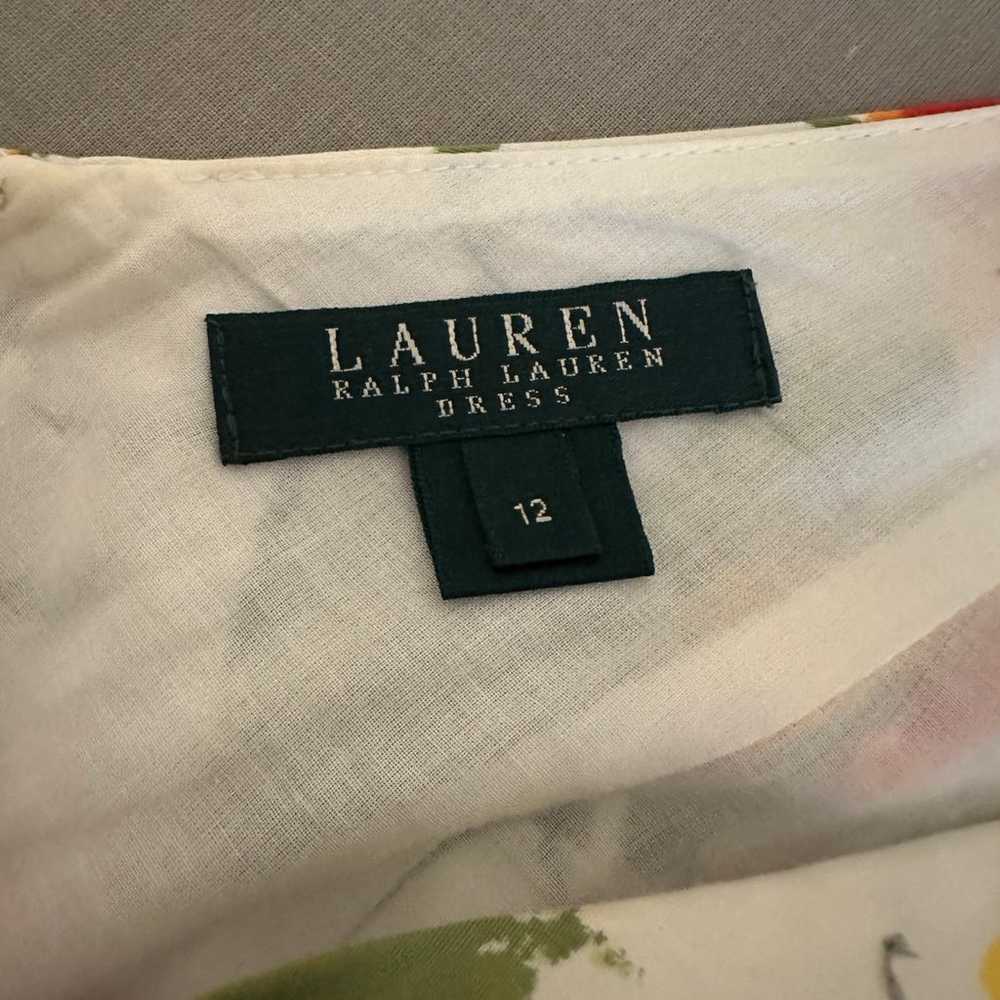 Lauren Ralph Lauren Floral V-Neck Sleeveless Dres… - image 8