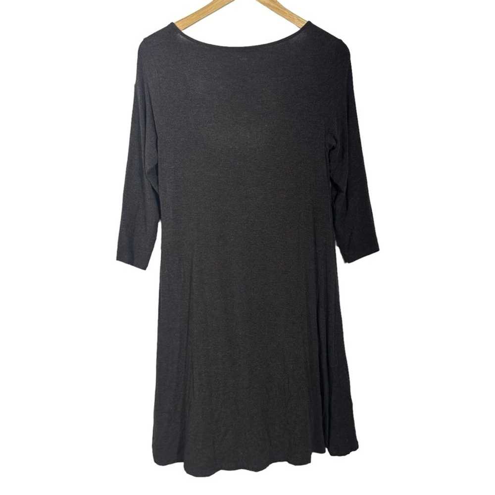 Eileen Fisher Cowl Neck Half Sleeve Dress Size XS - image 2