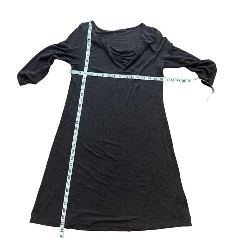Eileen Fisher Cowl Neck Half Sleeve Dress Size XS - image 3