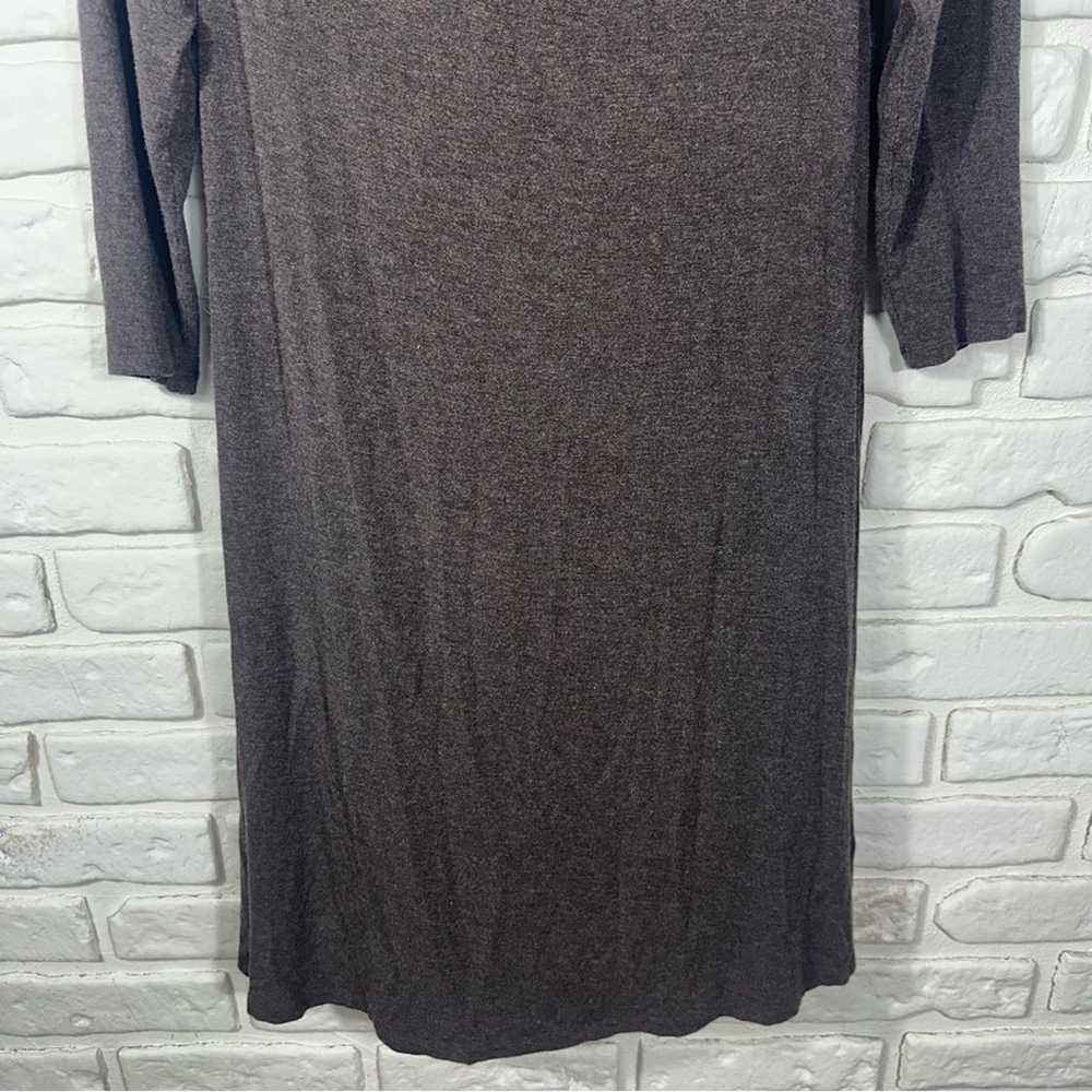 Eileen Fisher Cowl Neck Half Sleeve Dress Size XS - image 7