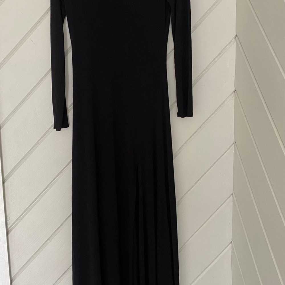 Lulus Swept Away Black Long Sleeve Maxi Dress - image 7