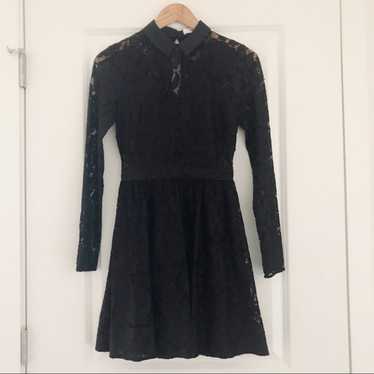 Likely Lace Collared Victorian Fit and Flare Dress - image 1