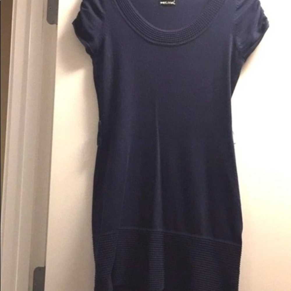 Wet Seal Women’s Sweater Cotton Dress Small Blue - image 1