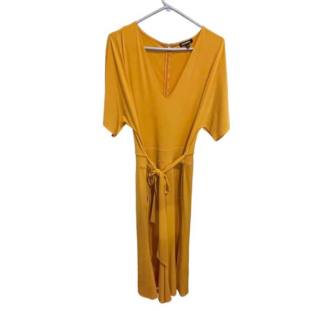 Express Mustard Romper Size Medium - image 1