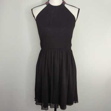 ZARA Trafaluc Collection  Black Halter Mini Dress
