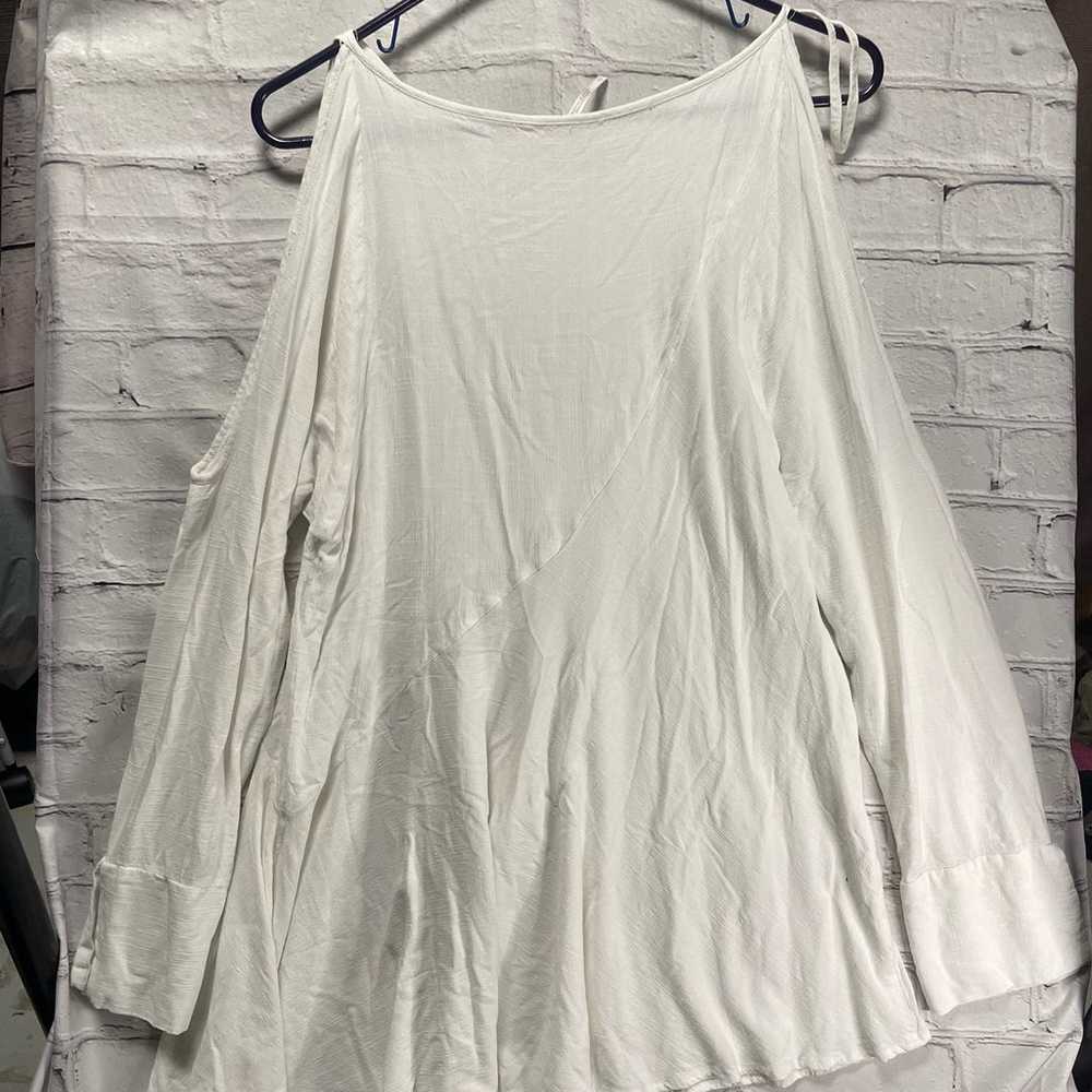 Free People Clear Skies White Woven Tunic Dress S… - image 3