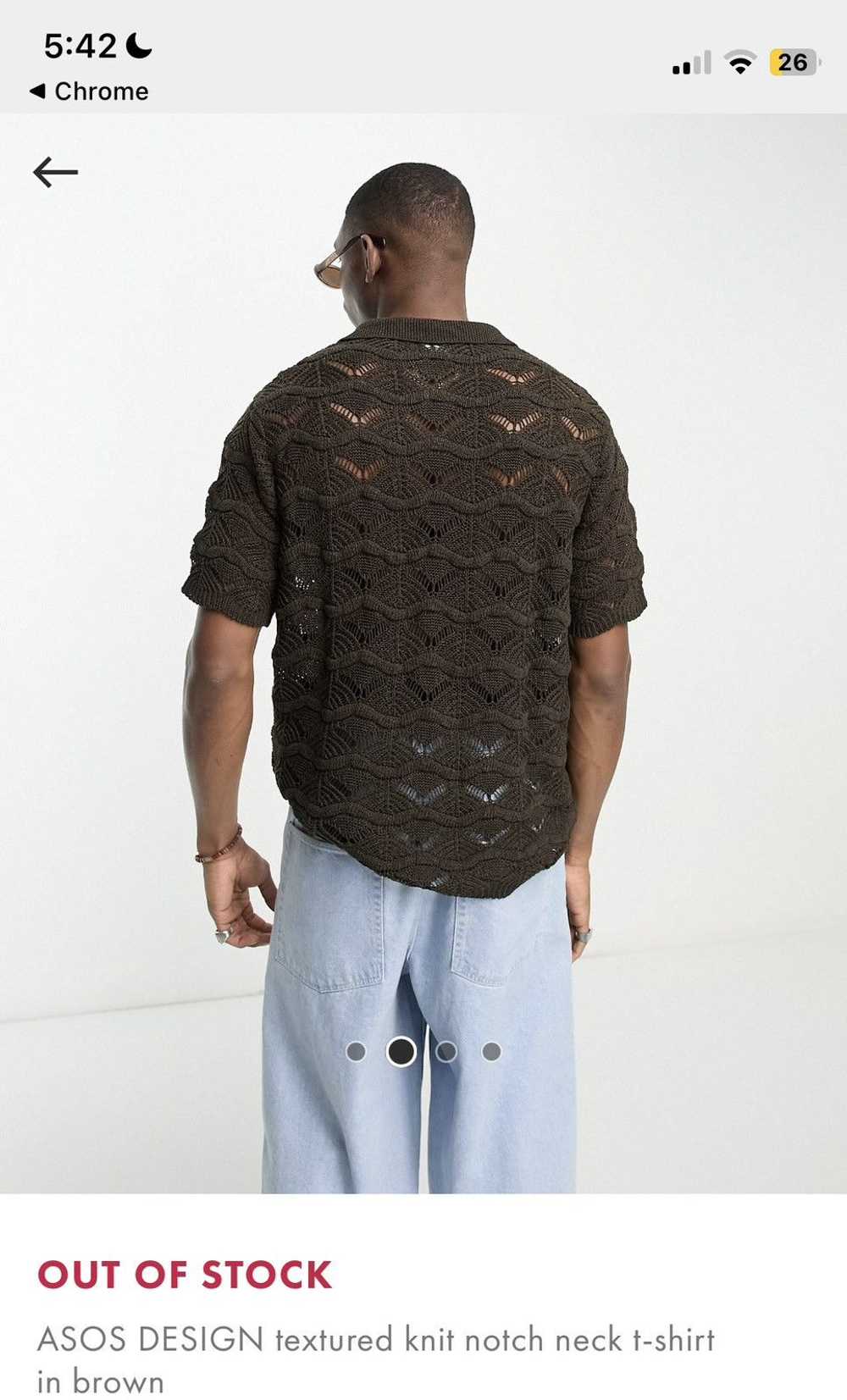 Asos Knitted Crochet beach shirt. ASOS. - image 3