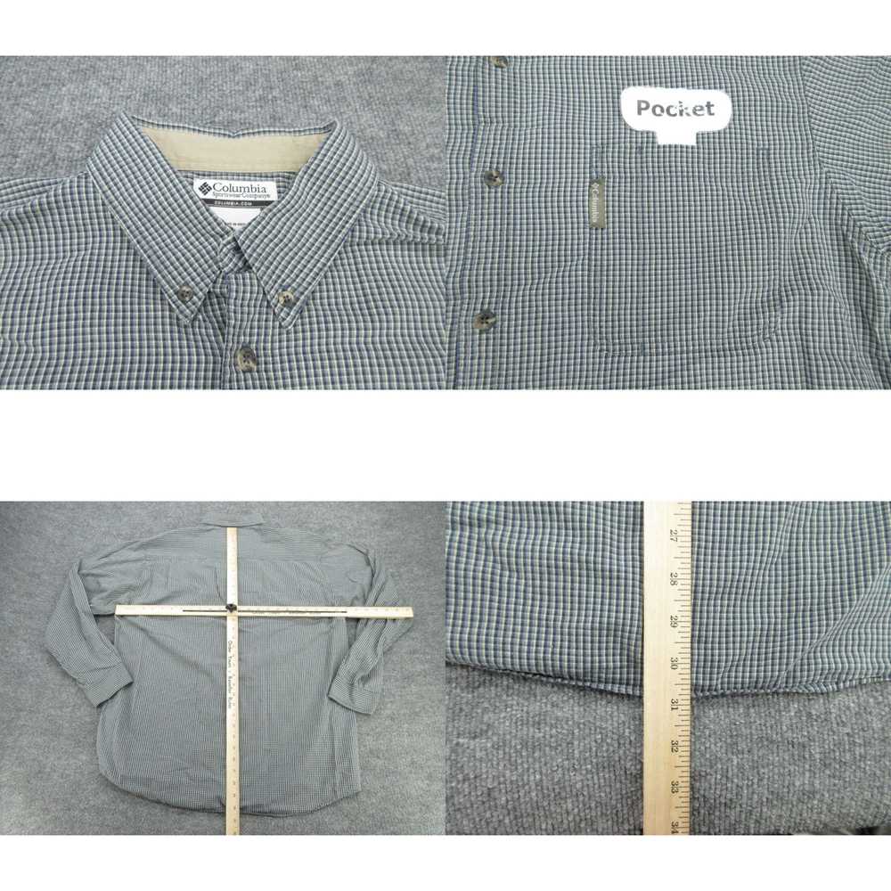 Vintage Columbia Shirt Mens 2XL Multicolor Plaid … - image 4