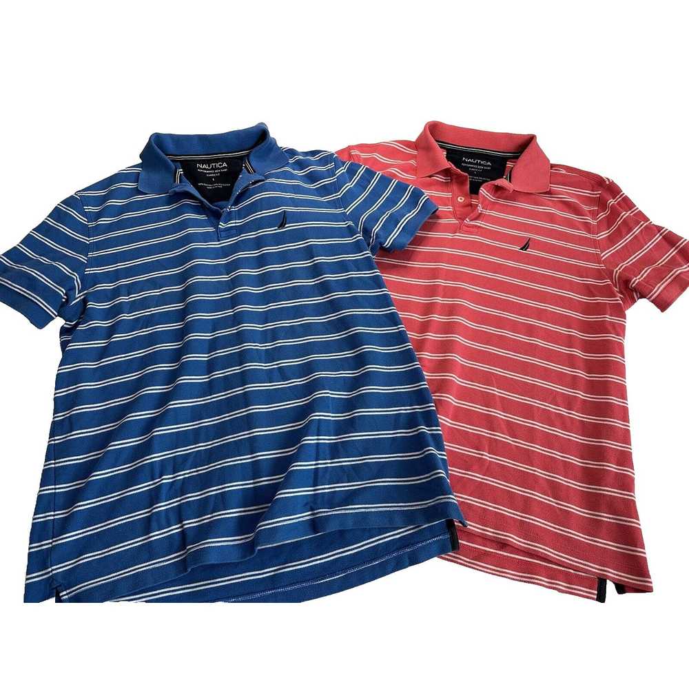 Nautica Nautica performance Deck 2 Polo LRG Shirt… - image 1