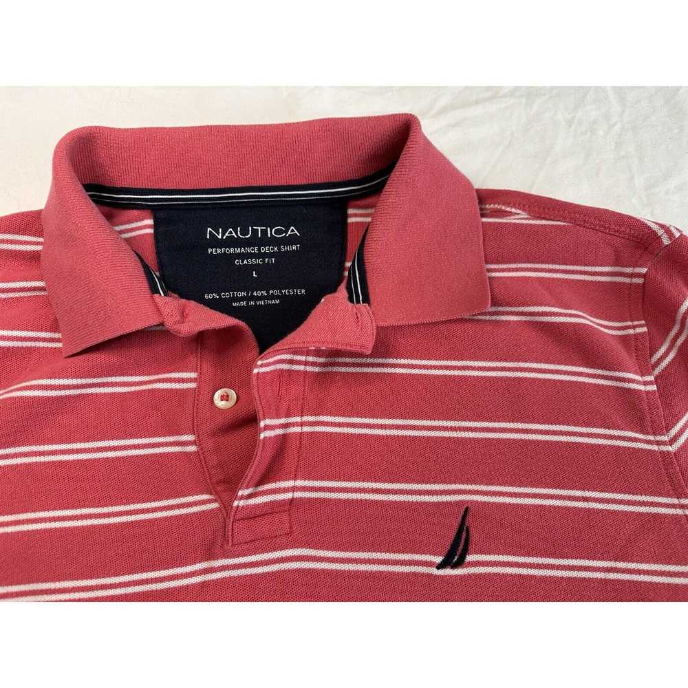 Nautica Nautica performance Deck 2 Polo LRG Shirt… - image 5