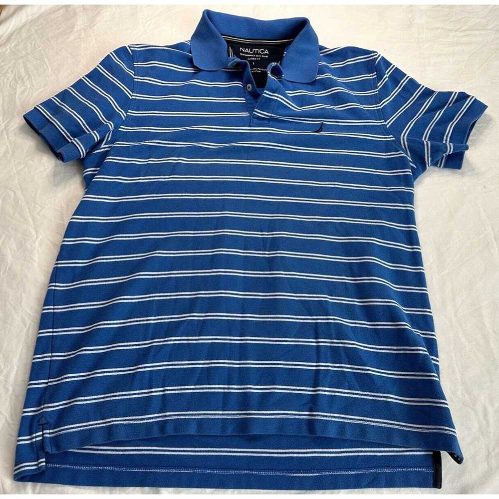 Nautica Nautica performance Deck 2 Polo LRG Shirt… - image 7