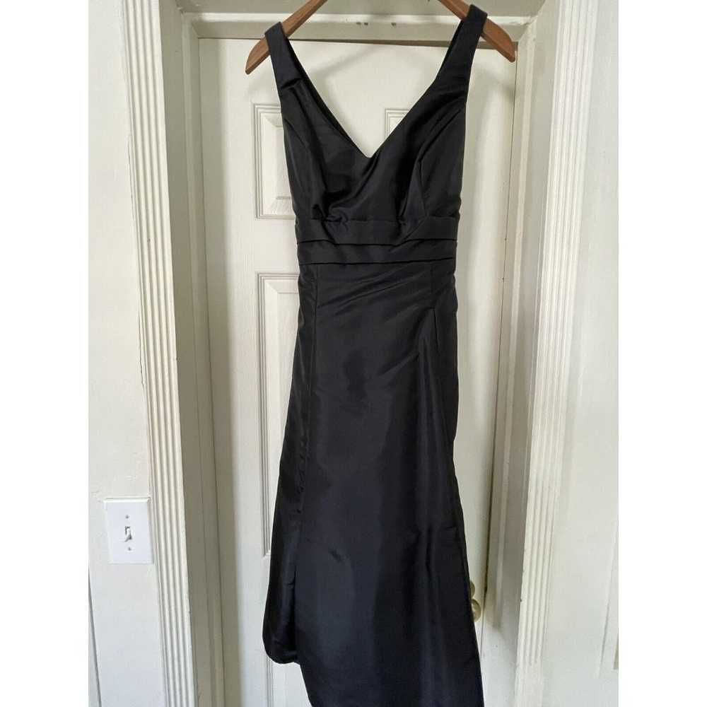 Black Knee Length Dress Size 10 Bridesmaid Prom F… - image 2