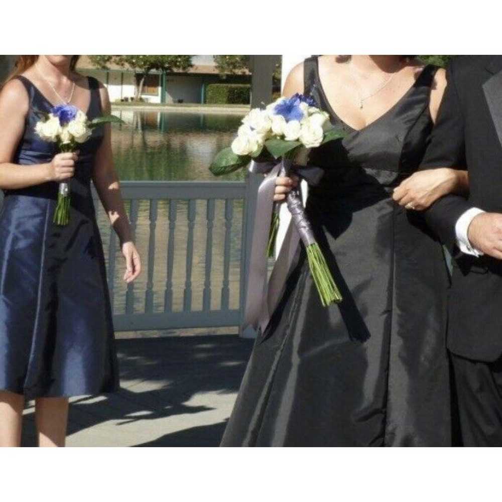 Black Knee Length Dress Size 10 Bridesmaid Prom F… - image 3