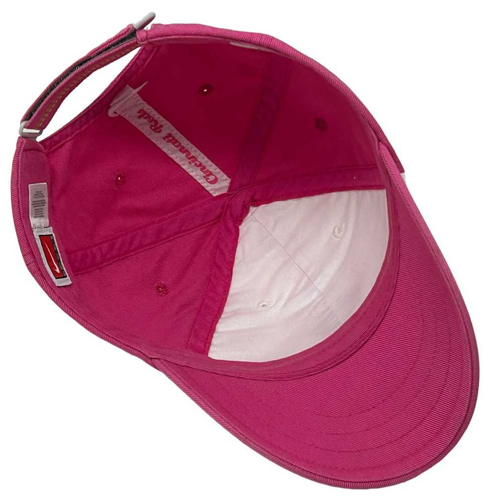 Nike Cincinnati Reds Vintage Y2Ks Dad Hat Pink ML… - image 4