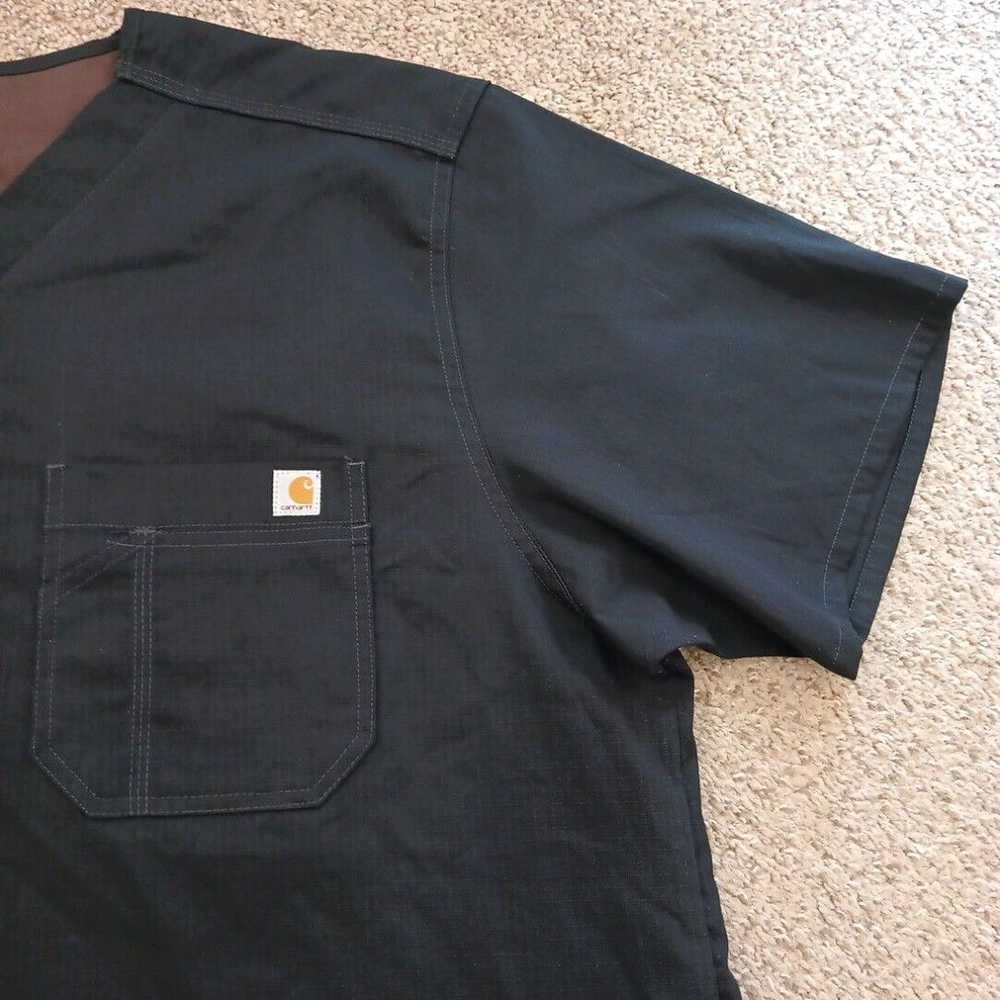 Carhartt Carhartt Scrub Top Mens 2X Black Short S… - image 3