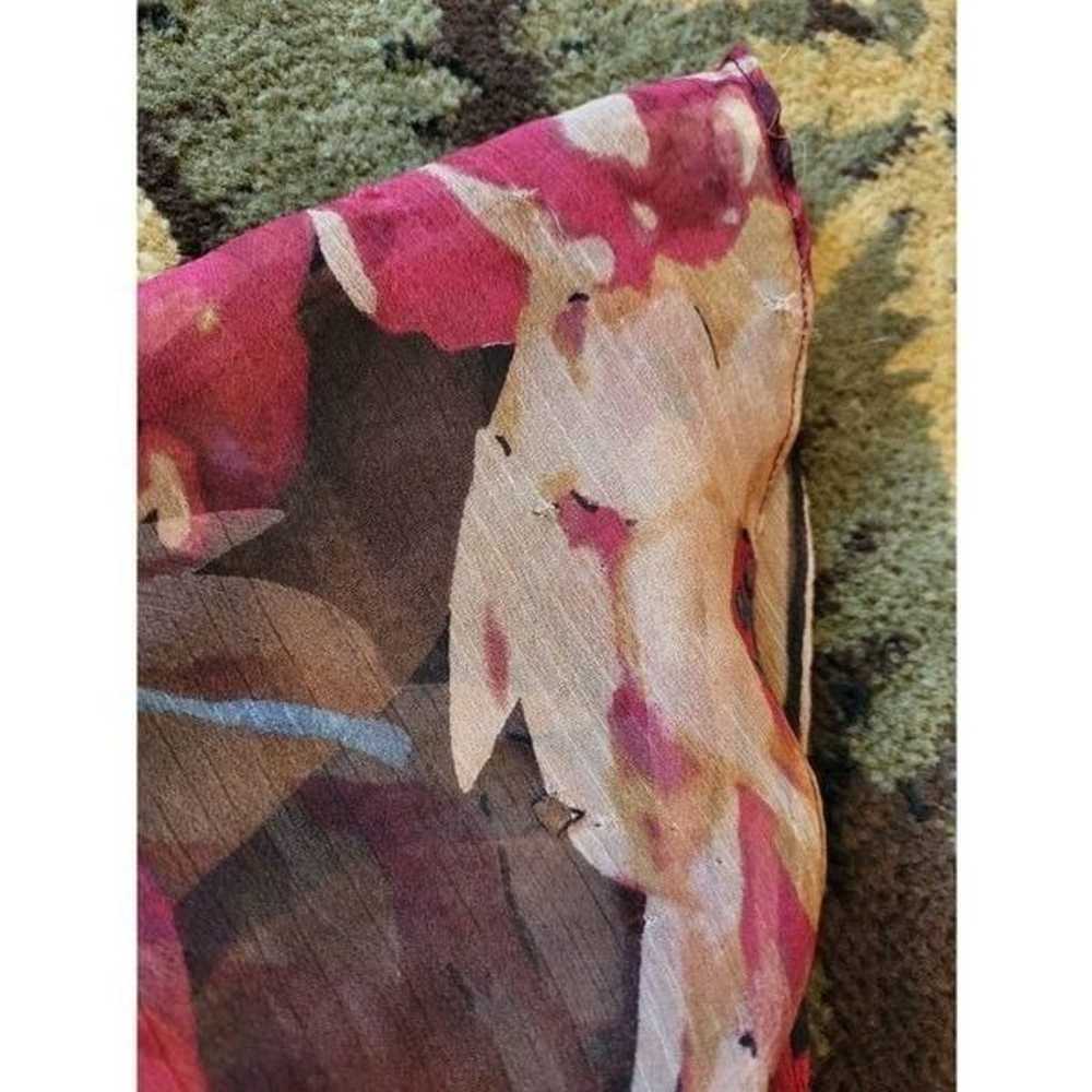 Ralph Lauren Flutter Sleeve Floral Chiffon Dress … - image 5
