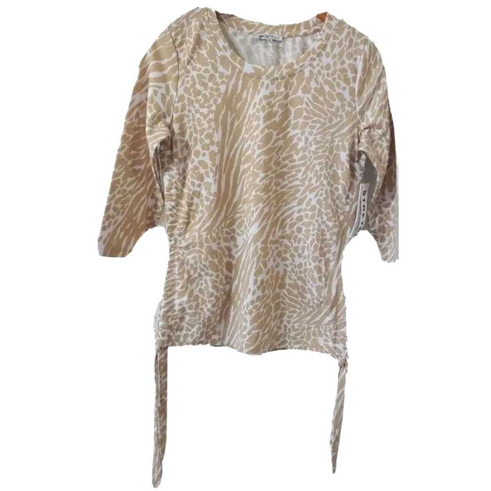 Vintage Sportelle Top Womens S Tunic Pullover 3/4… - image 1