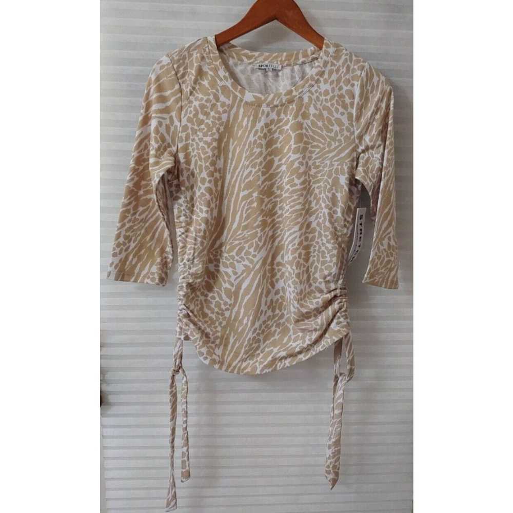 Vintage Sportelle Top Womens S Tunic Pullover 3/4… - image 3