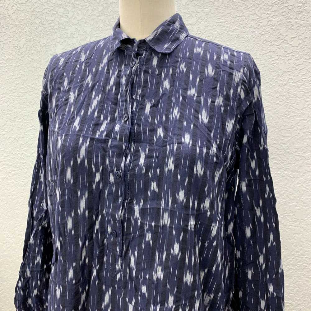 J.Crew J. Crew 1/4 Button Up Tunic Shirt Top Wome… - image 2