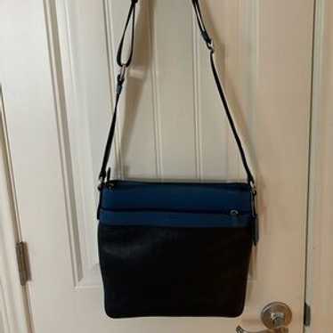 COACH ワンショルダー 　ホーボー／ミニシグネチャー／ スエード／ブルー Small blue coach shoulder - Gem