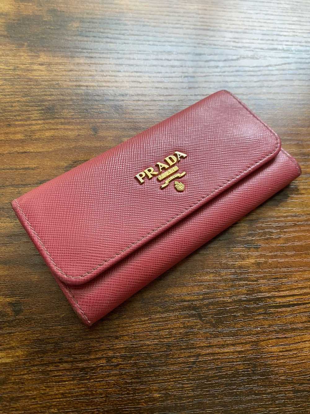 Prada Prada Saffiano metal peonia key holder - image 2