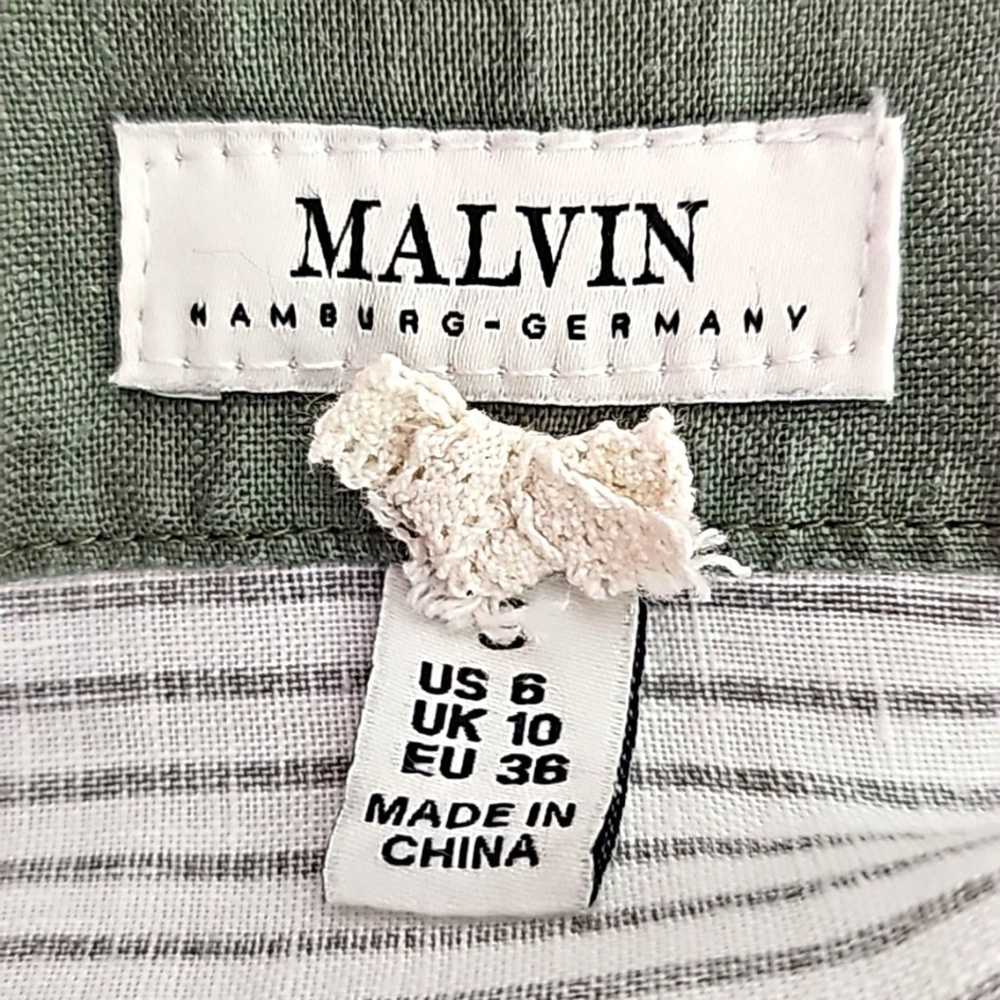 Malvin Hamburg Germany I Love Linen Olive Green &… - image 10