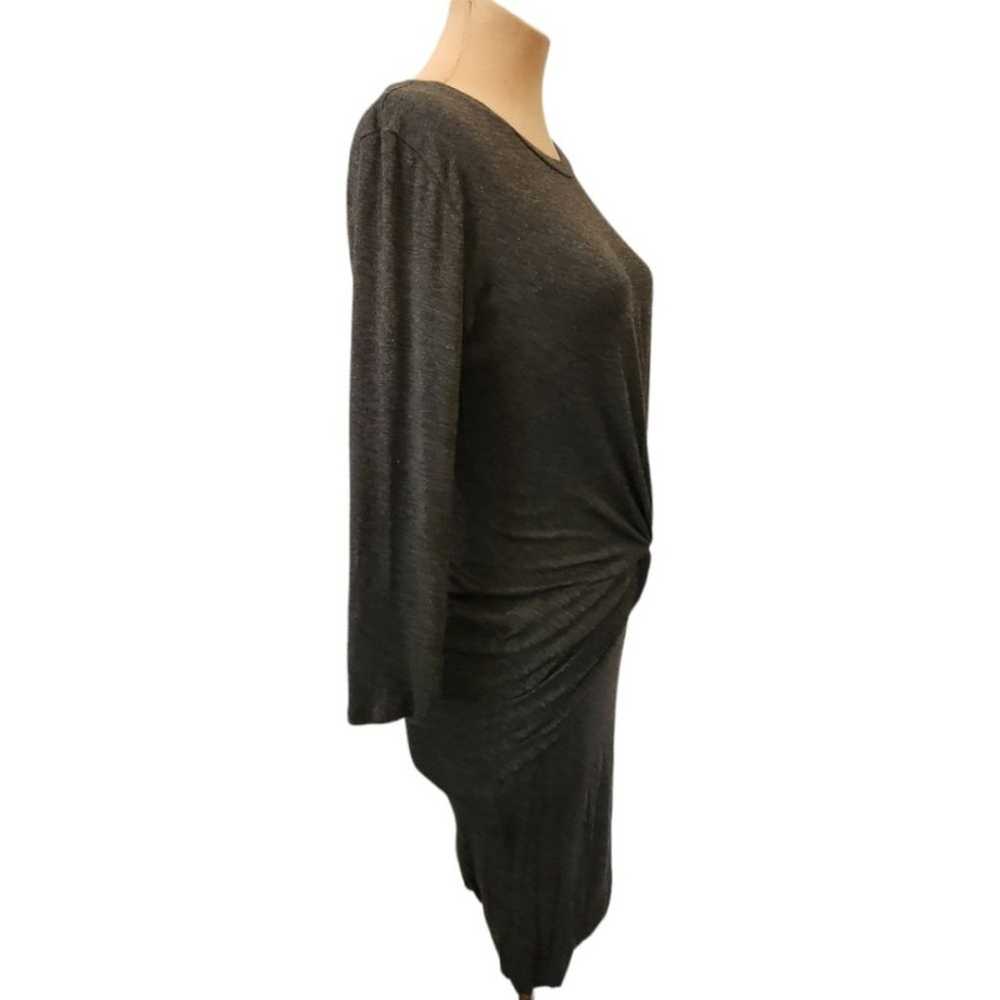 AMOUR VERT grey jersey twist-front dress $130 - image 6