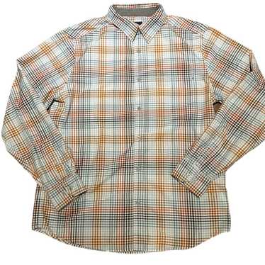 Marmot Marmot Mens Large Rust Plaid Button Down L… - image 1