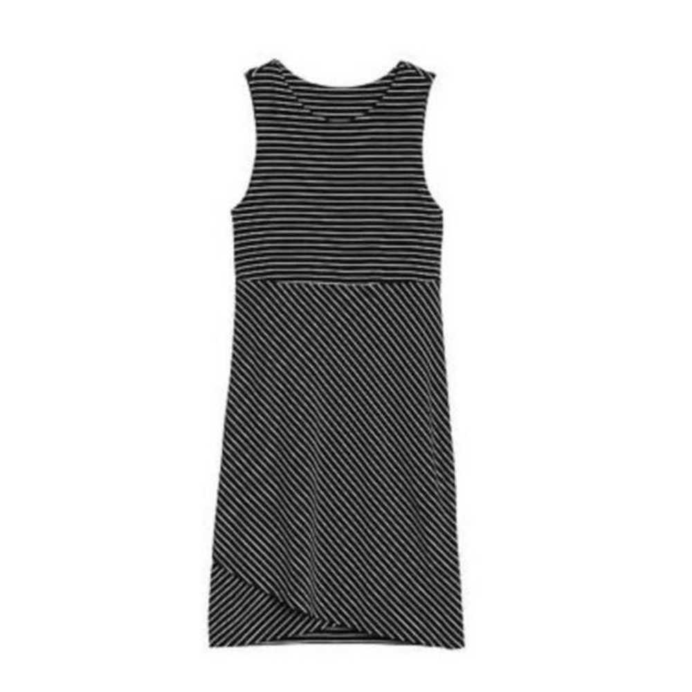 ATHLETA Black and White Stripe La Palma sleeveles… - image 3