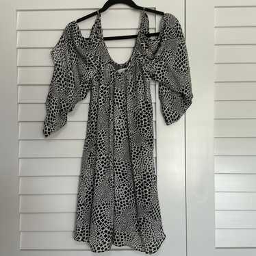 Cold Shoulder Mini Dress - image 1