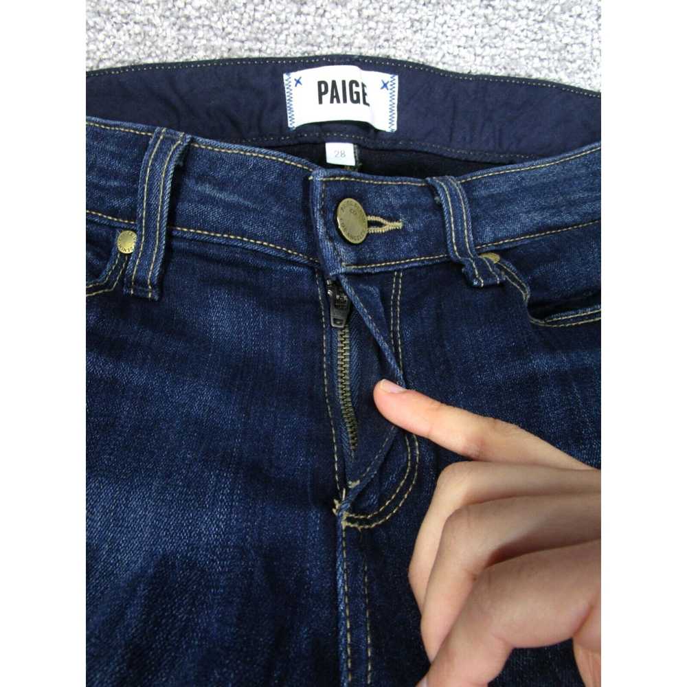Paige Paige Jeans Womens 28 Skyline Straight Dark… - image 3
