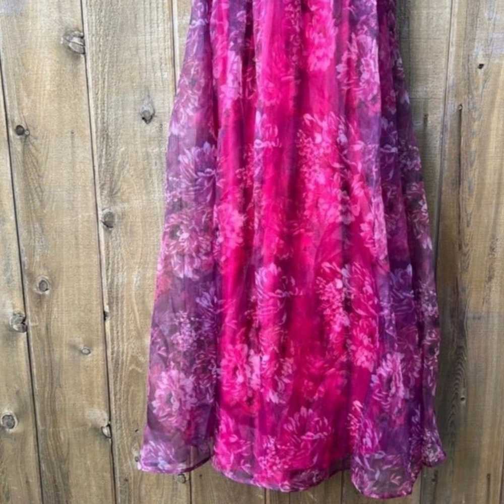Lulus Floral Magenta Dress - image 7